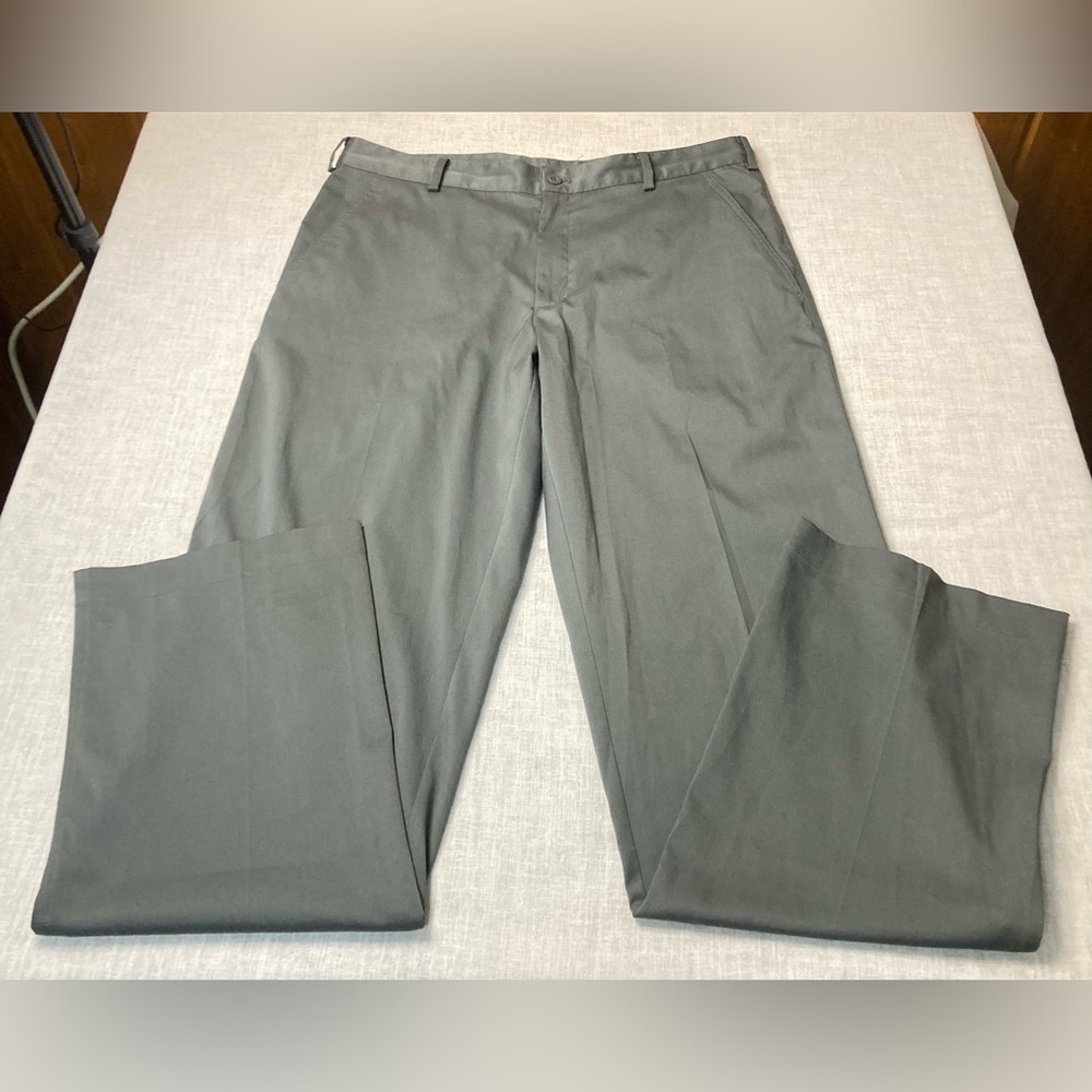 Nike Golf Pants Mens 32x34 Gray Dri-Fit Stretch Lightweight Performance Golf EUC - Picture 5 of 8